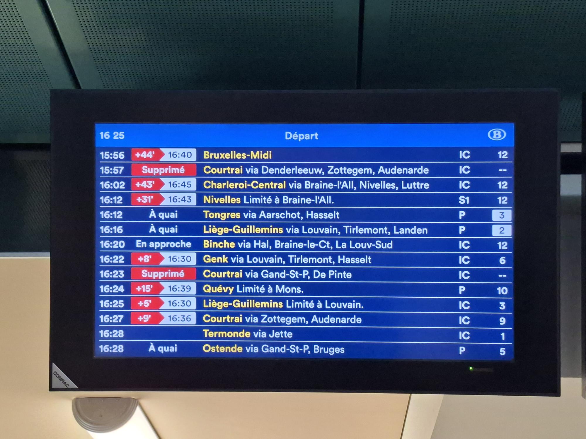 Arrêts supprimés (1)